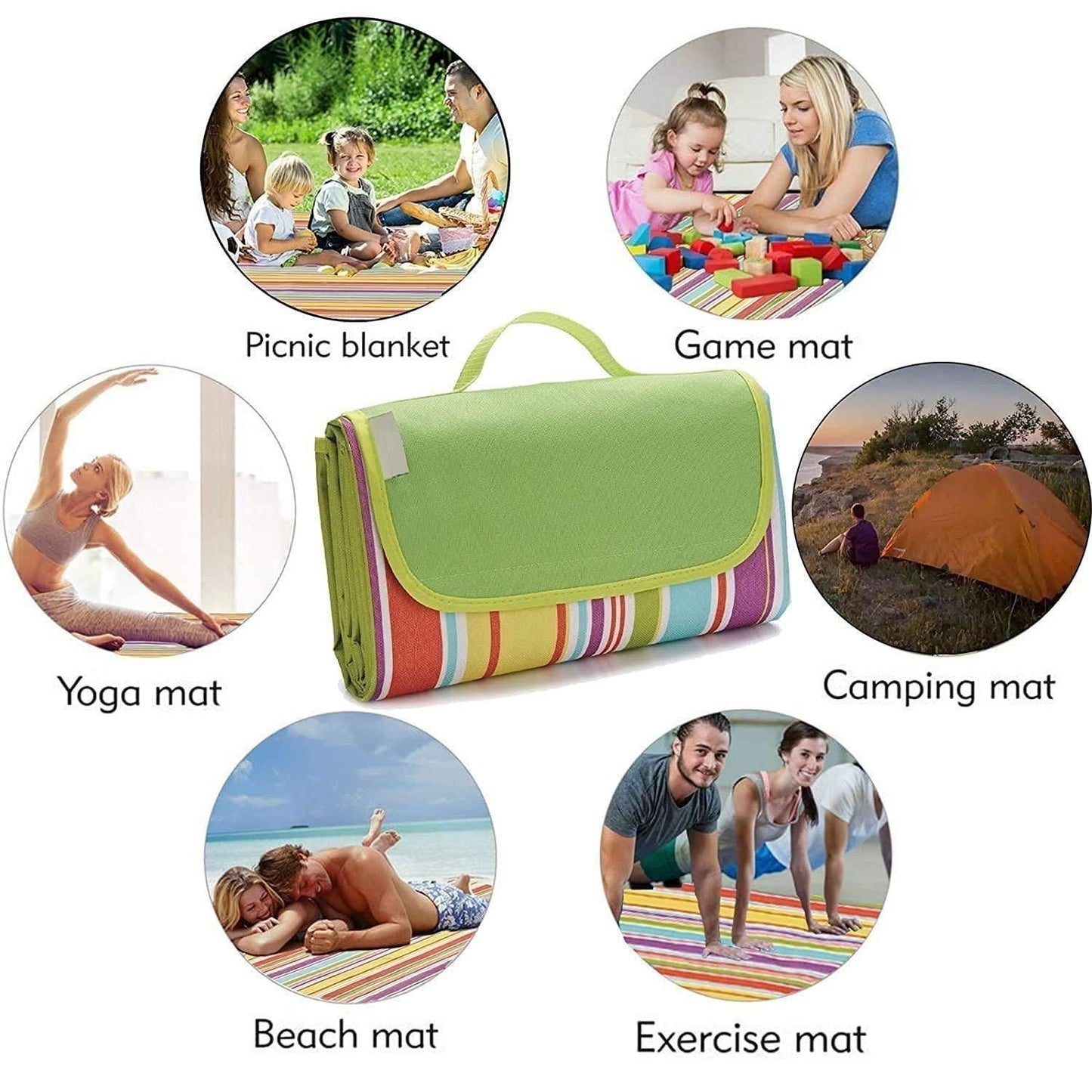 Waterproof Folding Camping Picnic Square Mat
